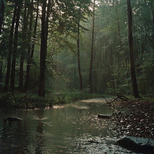 A melodic guitar piece intertwined with a strong percussive background, mimicking the soothing yet intense sound of a thunderstorm. Pauses for reflection, crescendos for emphasis.