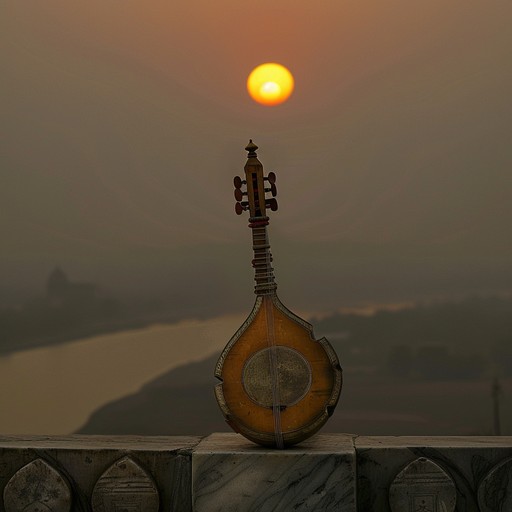 This piece captures the essence of hindustani classical music, playing soulful ragas on the sitar to evoke a sense of nostalgia and calm reflection, reminiscent of a simpler time. Perfect for introspective moments and serene contemplations