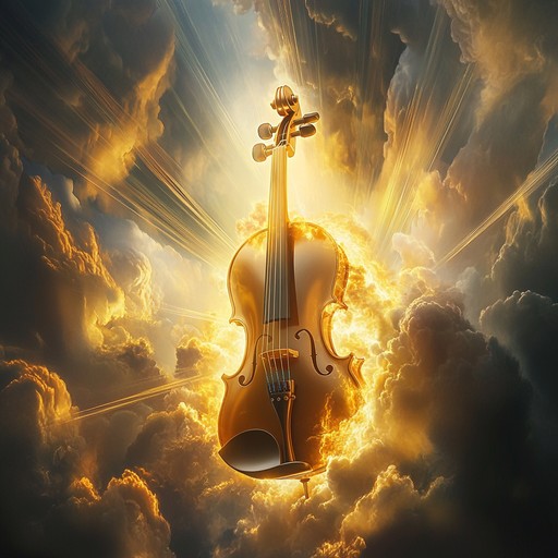 An emotionally charged instrumental piece featuring soaring violin melodies that build from a gentle beginning to an exhilarating climax, symbolizing the journey from challenge to triumph.