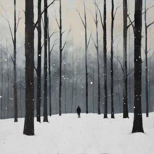 A progressive instrumental track that captures the profound, introspective silence of winter. It begins with a solitary piano melody, gradually introducing layers of strings and electronic flourishes. The composition paints a picture of snow laden landscapes, merging subtle electronic textures with acoustic warmth, creating a poignant, emotive atmosphere.