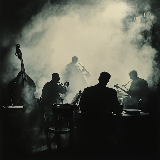 A haunting instrumental swing piece that blends vintage jazz rhythms with ominous melodies, capturing a sense of mystery and suspense reminiscent of 1940s film noir.