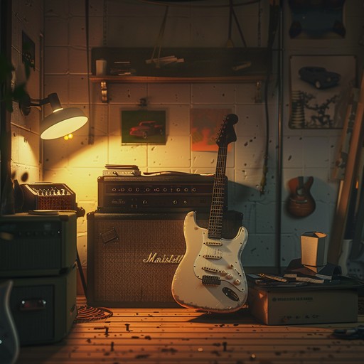 An evocative piece playing on the simplicity and depth of garage music, capturing quiet moments of genuine emotions shared in intimate spaces. The electric guitar brings life to unspoken words and memories.