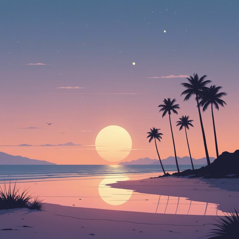 Echoes of dusk serenade offers a harmonious and soothing backdrop, perfect for a calming end to the day. This track utilizes soft acoustic melodies to create an atmosphere of calm and romance under the slowly dimming light of dusk.