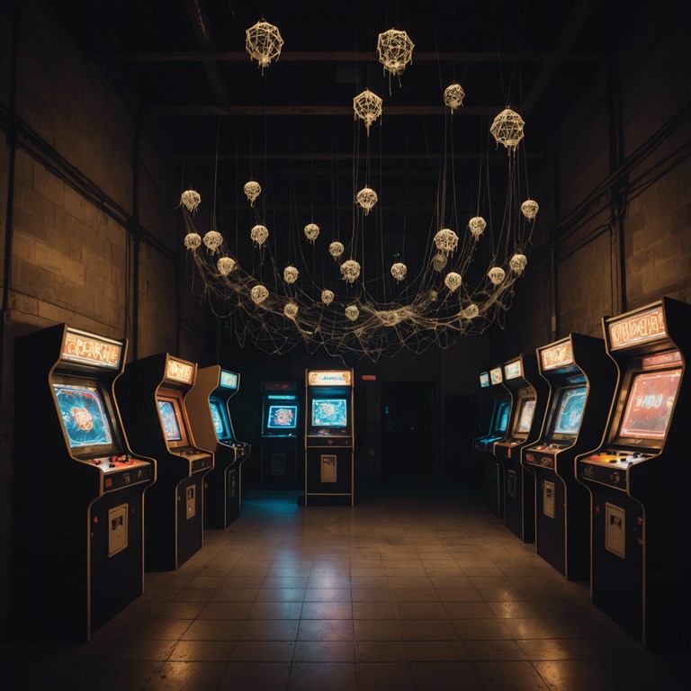 Crafted to evoke losing oneself in a seemingly abandoned arcade at midnight, with analog synthesizers breathing life into a haunting melody that echoes off rusting game cabinets. This mixture of retro electronic music with modern darkwave elements crafts a balance between nostalgia and the shadowy unknown.