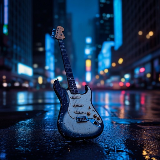 An instrumental blues track that paints a vivid picture of a dark and unsettling urban night. The electric guitar leads with haunting solos, supported by a tight rhythm section that enhances the song's moody and intense atmosphere.