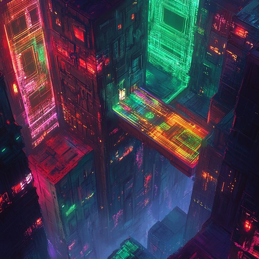 Step into a world filled with shadowy alleys and neon lights, as haunting synths and industrial beats create an atmosphere of mystery and dystopian allure. The track brings to life a futuristic, urban nightmare where technology and intrigue intertwine.