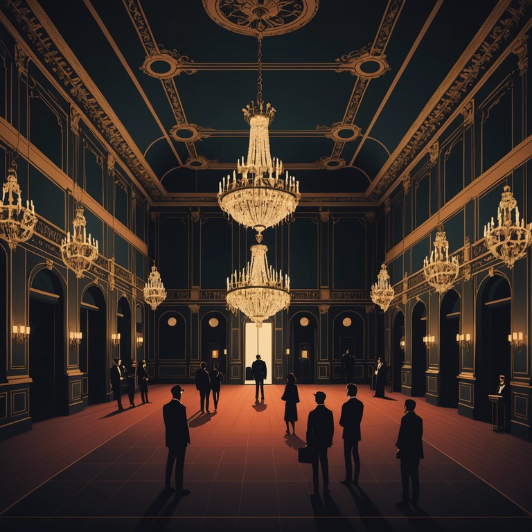 The track encapsulates a thrilling night at a masked carnival where eerie yet beautiful melodies play under dimmed lights. The sounds carry hints of shadowy secrets whispered among the crowd, building a mesmerizing, somewhat unsettling atmosphere that captures the essence of a nocturnal festivity wrapped in mystery.