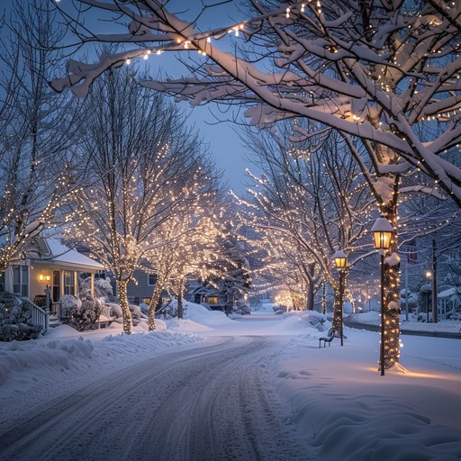 This festive instrumental combines classic waltz rhythm with modern elements, evoking the joy of holiday evenings. Using lush strings and a gentle piano, the piece creates a warm and magical atmosphere reminiscent of a winter wonderland. Perfect for holiday gatherings and celebrations, this composition invites listeners to dance and revel in the festive spirit.