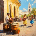 soulful congas blending with havana's vibrant street spirit