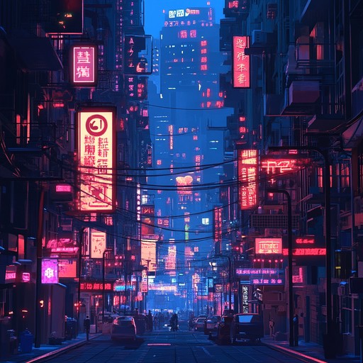 An intense, driving beat intertwined with sensual, robotic whispers creates a futuristic soundscape. The track weaves through a neon lit cyber city, combining raw electronic pulses with smooth, sultry melodies. Perfect for setting an alluring, otherworldly mood in a high tech, dystopian setting