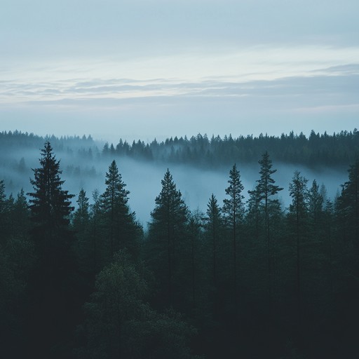 This instrumental suomipop composition creates a dark and eerie atmosphere, blending haunting melodies with modern finnish pop elements. It evokes images of shadowy forests and chilling winds.