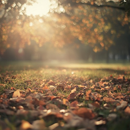 A calming, soothing polka piece capturing the tranquil essence of autumn meadows, with the accordion playing smooth, melodious tunes that reflect the serenity and beauty of the fall foliage.