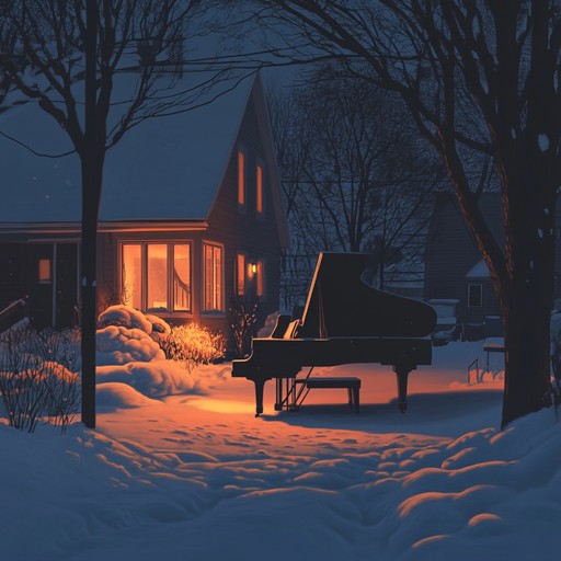 An ambient holiday track that embodies the serene silence of a winter's night. Dominated by soft piano, the music creates a meditative space filled with gentle melodies and harmonies, bringing forth a sense of peacefulness and reflective thought. This piece is ideal for intimate gatherings, quiet contemplation, or simply enjoying the serene beauty of a snowy evening.