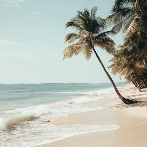 A bossa nova instrumental featuring smooth guitar and soft percussion that evokes the feeling of a leisurely afternoon by the sea, perfect for unwinding and daydreaming