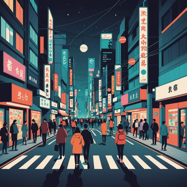 This jpop track conveys a sense of hope and aspiration, featuring vibrant instrumental layers that mimic the bustling energy and high spirits of tokyo. An uplifting melody that combines modern jpop influences with traditional rhythms to express the dreams and ambitions held high like the city's skyscrapers.