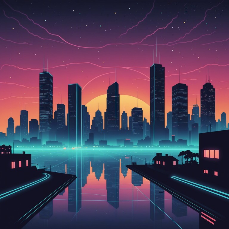 Journey through a futuristic landscape where digital rhythms blend seamlessly with seductive, silky textures. The vibe is a cyberpunk scene bathed in neon lights, making the listener feel both the chill of the night and the warmth of intimate whispers. Featuring the smooth, immersive sounds of a synthesizer, the track unfolds in the heart of an endless cityscape, with its pulse quickening in sync with the listener's heart.