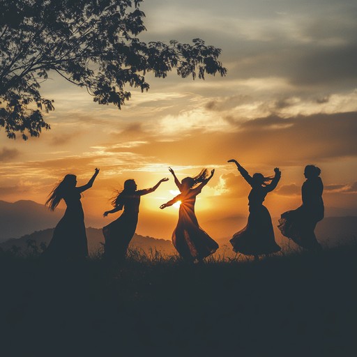 An instrumental polka tune that evokes the heartfelt and simple joy of a village gathering at sunset. The lively accordion melody is accompanied by a lighthearted rhythm, painting a picture of communal love and happiness as villagers dance and celebrate together.