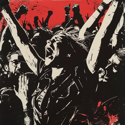 A fervent collision of sound and energy, this hardcore punk track exudes celebration and defiance. With biting guitar riffs, breakneck tempo, and relentless drumming, it’s an ode to those who dare to defy and celebrate their hard won victories. Perfect for evoking a sense of anarchic joy and untamed spirit.