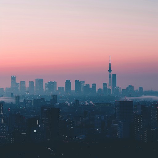 This relaxing instrumental combines gentle synthesizers, light percussion, and ambient soundscapes. It evokes a sense of calm and tranquility, as if you're watching the sunset over tokyo's skyline. Perfect for unwinding and finding peace amidst the hustle and bustle.