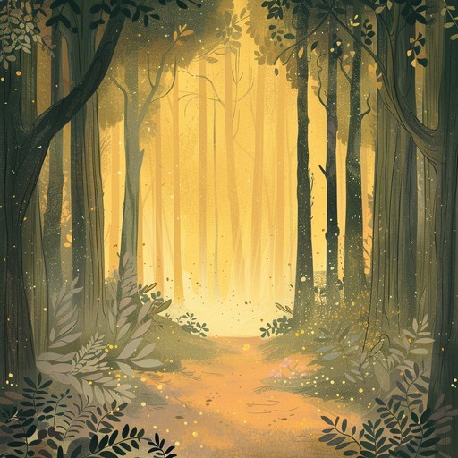 Cheerful folk rock melody blending playful flutes and guitars, evoking a sense of joyous woodland adventures. Lively rhythms capture the enchanting spirit of nature.