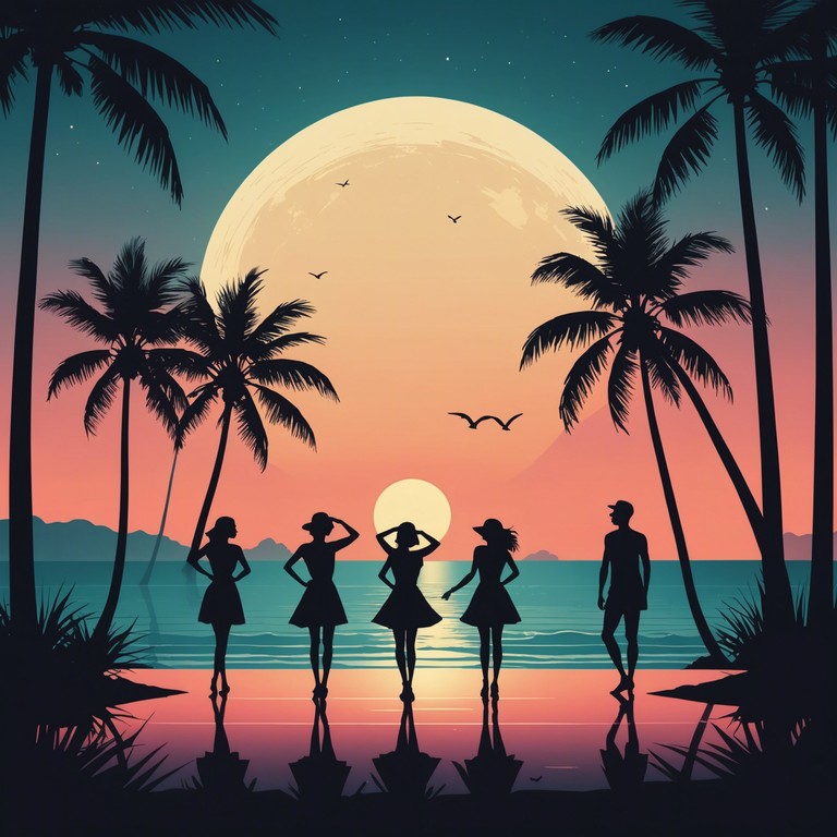 This track encapsulates the essence of a moonlit dance by intertwining traditional cuban rumba rhythms with modern groovy beats. The music evokes the sensation of dancing under palm trees, with the gentle ocean breeze complementing the rhythmic beats.