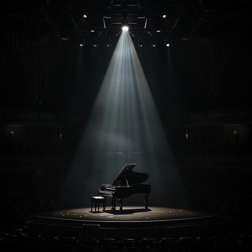 A pensive instrumental piece featuring rich, melodic piano lines that evoke a sense of deep contemplation. The composition is designed to complement dramatic theatrical scenes where characters reflect on their past and future. The dynamic shifts between delicate, quiet passages and more powerful, emotive segments, highlighting the ebb and flow of human emotions.