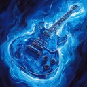 a vibrant blues rock instrumental bursting with uplifting melodies