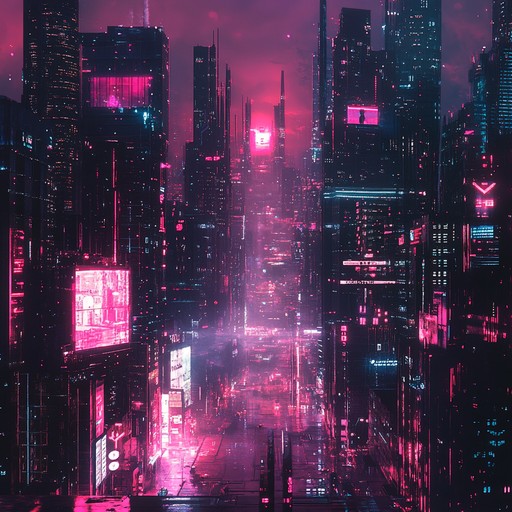 Step into the neon lit underworld with pounding electronic rhythms and edgy guitars, painting a vivid picture of a dystopian future brimming with intensity and grit.