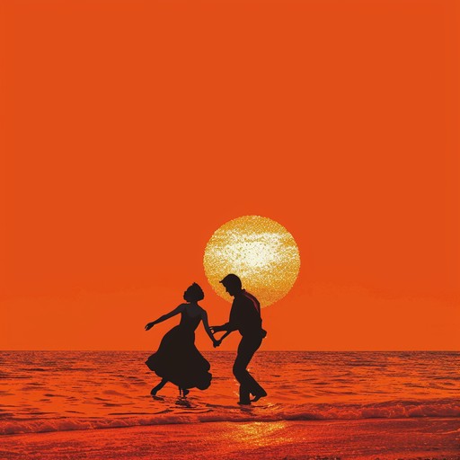 Imagine a beautiful beach at sunset where people come together to dance salsa, their hearts filled with hope and joy. This song captures the energy and lighthearted spirit of such a gathering, featuring vibrant brass, rhythmic congas, and a lively piano melody.