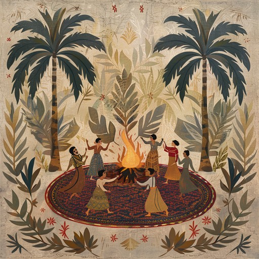 An intoxicating fusion of traditional middle eastern sounds and modern dance music. The track seamlessly merges the warmth of the oud with powerful electronic grooves, evoking images of a vibrant, mystical oasis party under the stars.