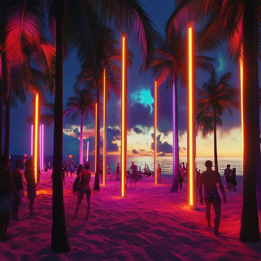 An energetic tropical house track blending dynamic electronic beats with lush, sun soaked marimba lines. This song is designed to lift spirits, transport listeners to an exotic beach party, and keep everyone dancing under the sun. The playful interplay of synthesized sounds and organic instruments creates a unique and infectious vibe.