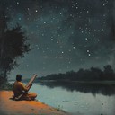 gentle sitar enriching quiet riverside evening.