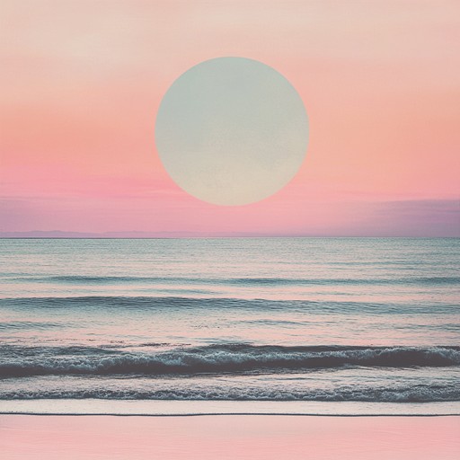 An instrumental track that captures the nostalgic essence of a pastel colored summer evening, blending warm, heartwarming melodies with the distinct sound of new wave. Gentle synths and a subtle beat create an atmosphere of comforting reflection and serene joy. Perfect for evoking bittersweet memories and a sense of contentment.