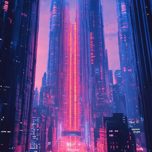 An immersive journey through a neon lit cityscape, blending sophisticated techno beats with intricate sound design elements. The track captures both the raw, gritty essence of a cyberpunk world and the refined elegance of advanced technology. Perfect for a night drive through a futuristic metropolis.