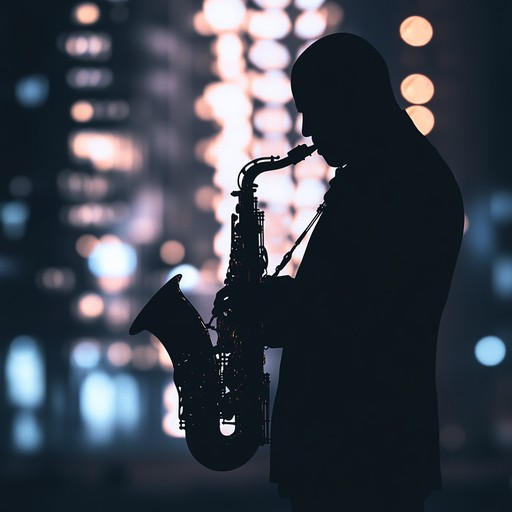 An instrumental jazz composition that captures the restless energy of a bustling city at night, with rapid saxophone solos and driving rhythms that evoke a sense of urgency and excitement.