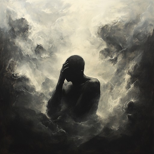 An instrumental heavy metal track that captures the essence of anxiety through dissonant chords, rapid tempo changes, and haunting melodies, creating a soundscape of inner turmoil and restless energy.