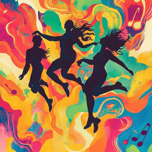 An instrumental track featuring dynamic stomping percussions blended with vibrant melodic elements, capturing the essence of a lively festival. The song builds with layers of foot stomps, claps, and percussive instruments, evoking images of people dancing and celebrating together in a colorful, energetic atmosphere.