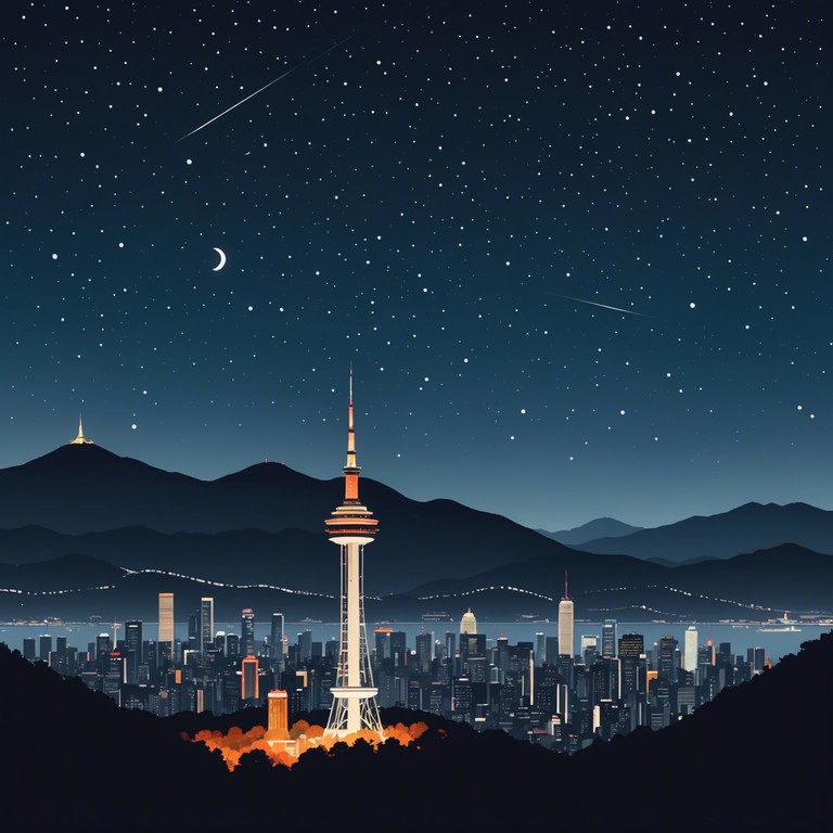 Drawing from the vibrant nightlife of a bustling seoul metropolis, this version adds a hint of urban electronic beats to the serene undertones of the original track, showcasing a blend of city lights and calm vibes.