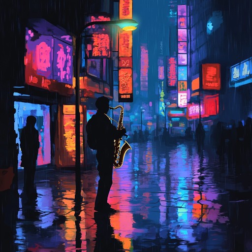 Picture yourself walking through the serene streets of a city at night, the cool breeze carrying the soulful notes of a saxophone, effortlessly blending with the ambient sounds of urban life. This instrumental piece combines the smooth sophistication of jazz with the deep, emotional resonance of soul, creating a reflective and intimate atmosphere.