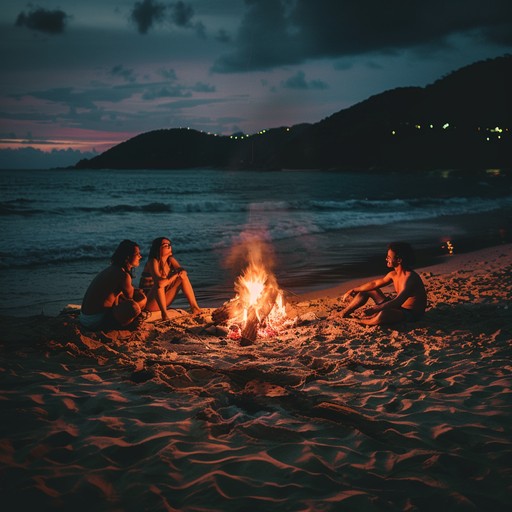 This instrumental track embodies the essence of a perfect summer evening by the beach. The groovy rhythm and warm tones create a chilled out atmosphere, making it ideal for relaxation. The electric guitar leads with a soothing melody, complemented by a gentle bass and subtle percussion, enveloping the listener in a warm and comforting embrace.