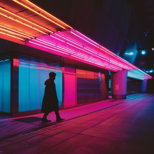 A reflective instrumental j pop piece capturing the quiet loneliness and deep introspection of walking through the neon lit streets of tokyo at midnight. Melancholy synths intertwine with delicate piano melodies, evoking a sense of longing and solitude.