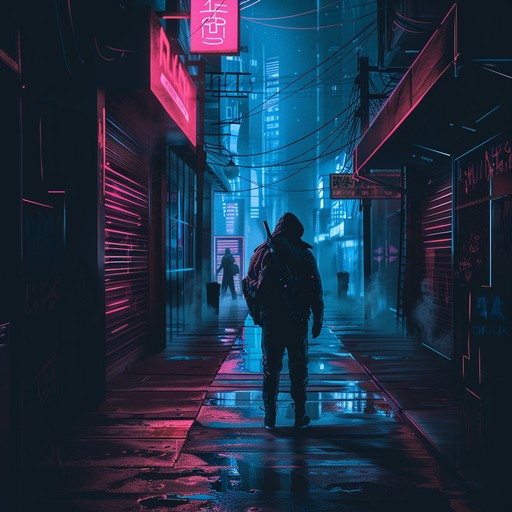 Immerse yourself in the neon-lit streets of a dystopian future with this moody and atmospheric instrumental track. Pulsing synths, glitchy beats, and haunting melodies paint a vivid picture of a cyberpunk cityscape. Perfect for sci-fi projects or creating a sense of futuristic unease.