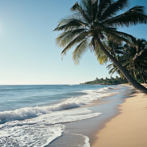 Find serenity at a tropical beach as gentle steel drums play a soothing melody. This peaceful track captures the essence of an island paradise, with soft, ambient sounds creating a relaxing atmosphere perfect for unwinding.