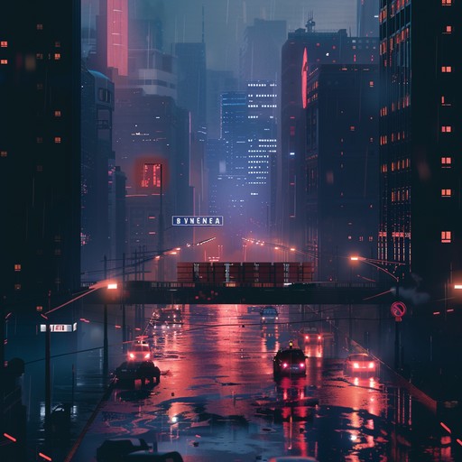 This track captures the pulse of city life at night, with a blend of tight rap rhythms intertwined with atmospheric elements, reflecting the hustle of urban streets under neon lights.