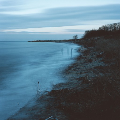 Combining the light, rhythmic uplift of calypso with eerie, haunting melodies, this instrumental track evokes the mystique of an island during a ghostly night. Steel drums create an initially cheerful sound that gradually turns unsettling, mirroring the enigmatic atmosphere of paranormal activities blended with the soothing backdrop of the caribbean sea.