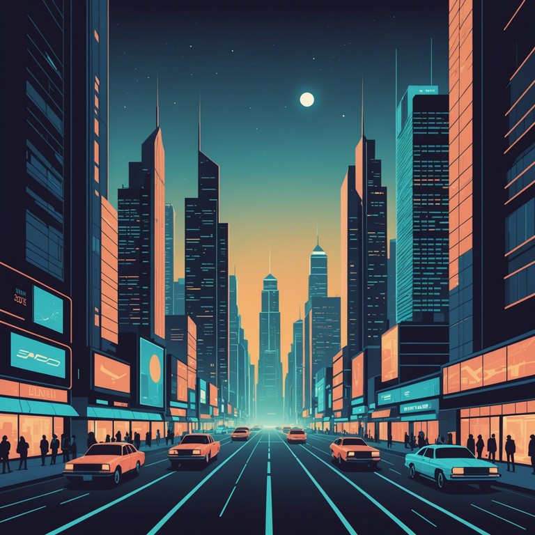 Imagine wandering through a bustling neon lit metropolis where every corner is alive with the sound of future bass echoing throughout the city.