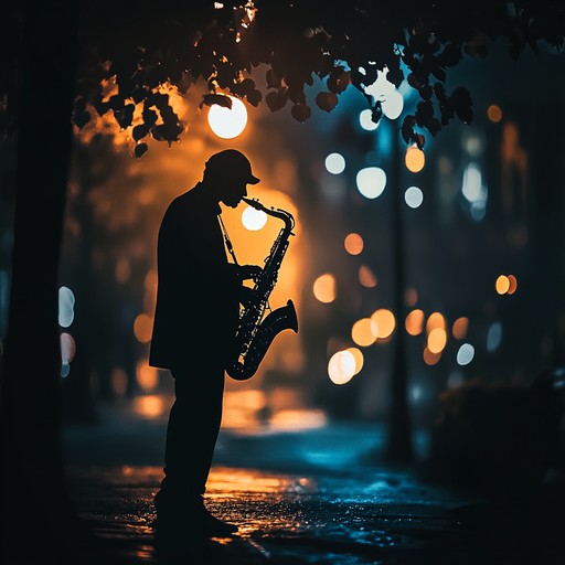 An instrumental track blending smooth jazz with modern beats, painting the quiet moments of a bustling city as night falls. The melody carries longing and nostalgia, evoking memories amidst the urban landscape.