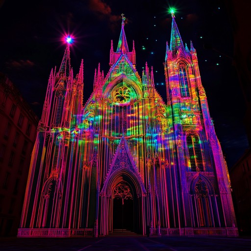 A powerful goth instrumental blending dark atmospheres with festive melodies, featuring dynamic rhythms and emotive guitar lines that inspire joy amid shadows