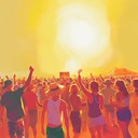 uplifting dance rock with invigorating guitar licks.