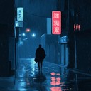 dark kpop instrumental evoking solitude in neon lit city nights